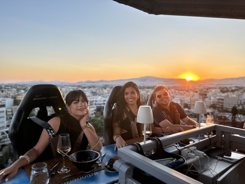 dinner in the sky athens